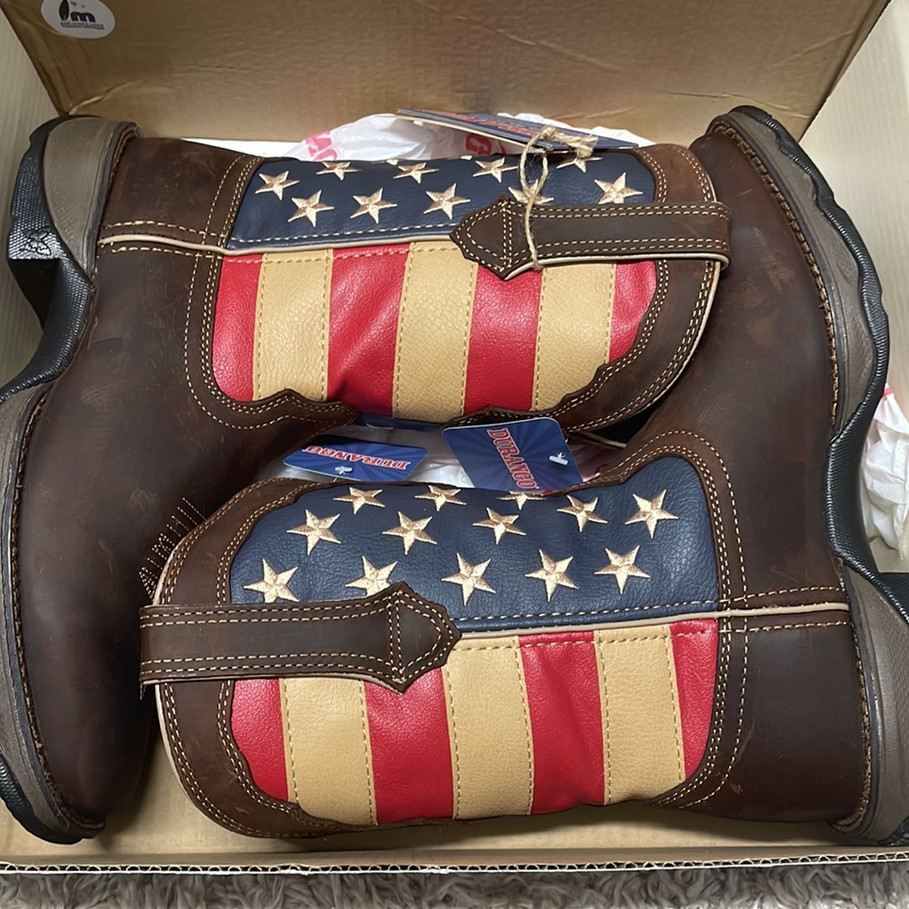 Lady Rebel by Durango® Patriotic Women's Pull-On Western Flag Boot